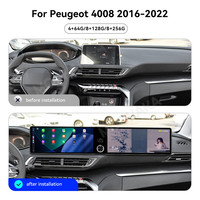 MOOKAKA-Radio Multimedia con GPS para Coche, Reproductor Multimedia Estéreo Inalámbrico con Android 14, 12,3, 4008, 2016, 2022