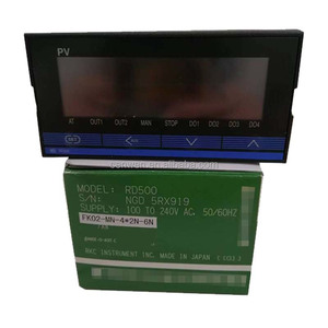 เครื่องวัดอุณหภูมิ <span class=keywords><strong>Rikka</strong></span> RKC RD500 FK02-MN-4*2N-5N/AN ของแท้ นำเข้าจากญี่ปุ่น ผลิตจากพลาสติก - Product Image 1