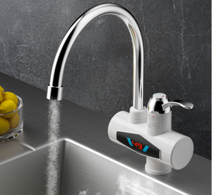 Robinet <span class=keywords><strong>chauffe</strong></span>-<span class=keywords><strong>eau</strong></span> électrique RX-007 avec affichage de la température LED, utilisation instantanée pour les foyers et les hôtels, pour les caravanes - Product Image 5