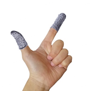 Guantes de Protección para Dedos Resistentes a Cortes, Color Gris, para Mayor Seguridad en las Manos - Product Image 1