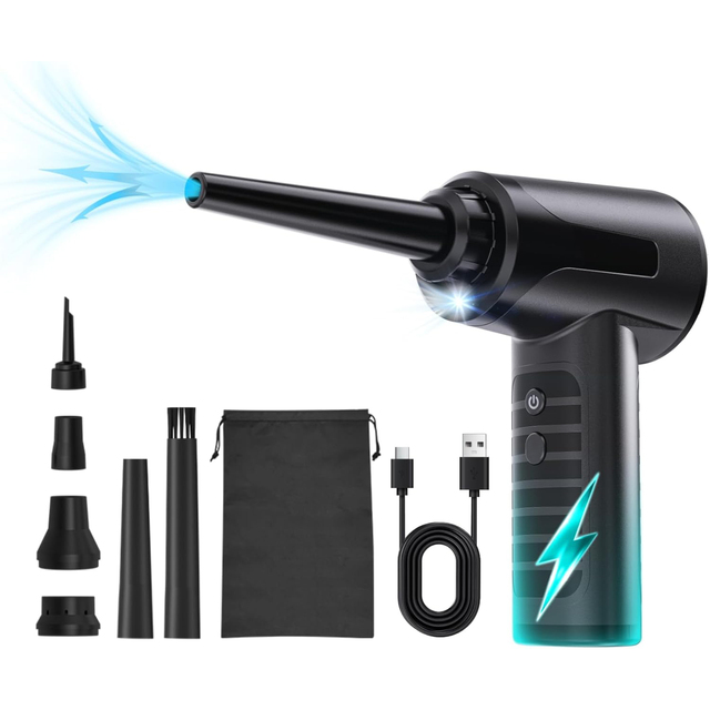 Aspirateur Staubsauger Aspiradora Electric Air Duster 3Gears Mini Computer Air Blower Keyboard Portable Rechargeable Duster Gun