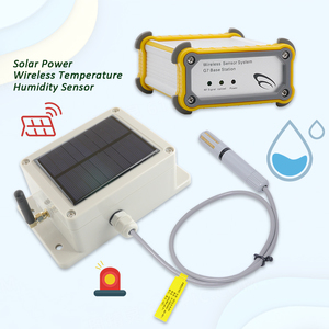 Registrador de datos de temperatura y humedad inteligente inalámbrico de energía solar Monitor de temperatura y humedad RF IOT inalámbrico - Product Image 2