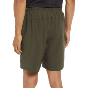OEM Men's Breathable Quick Dry Shorts with Pockets <b>Elastic</b> Waist Mid Waist Hot Short for Gym Running Outdoor - Product Image 3