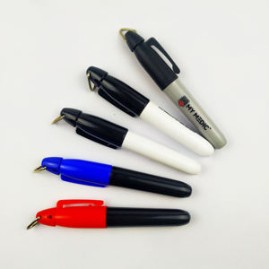 Stylo permanent miniature personnalisé avec logo, idéal pour les cadeaux promotionnels - Product Image 2