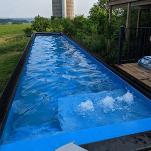 Piscina Prefabbricata in Fibra di Vetro per Giardino, Grande Container da 40 Piedi, Personalizzabile, per Esterni - Product Image 3