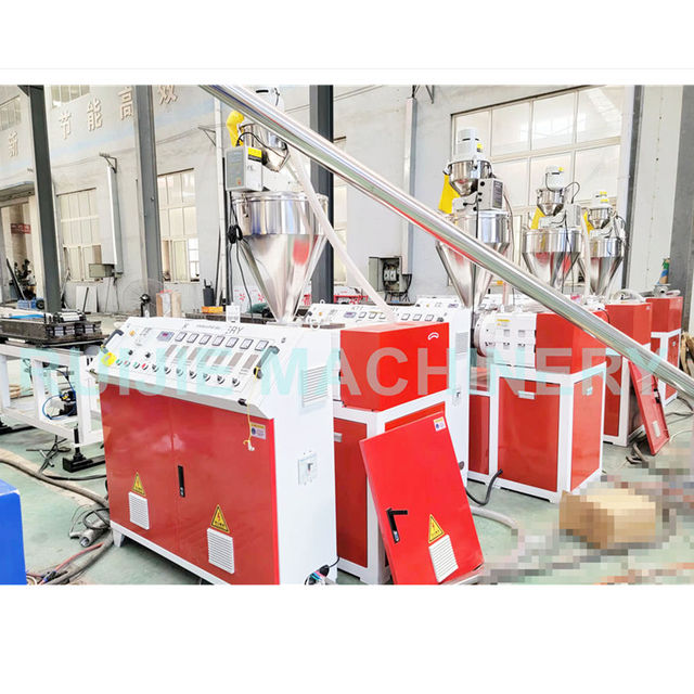 Plastic Corrugated Pipe Manufacturing Machine Hoses Electricity Plastic Corrugated Tube Extrusion Line