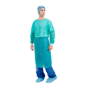 Taille universelle Vert PP SMS Robes d'isolement jetables Robe de chirurgien sans latex Chirurgical Médical EPI Vêtements Robes pour adultes - Product Image 4
