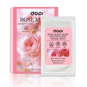 <span class=keywords><strong>Mascarilla</strong></span> Facial en Lámina de Esencia de Rosas Hidratante y Aclarante OEM Popular, Fermentación Biológica, Péptidos Reafirmantes, Blanqueadores, Caja de Regalo - Product Image 3