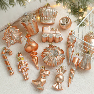 Adornos Navideños, Adornos Colgantes con Brillantina, Juego <span class=keywords><strong>de</strong></span> Adornos Navideños - Product Image 2