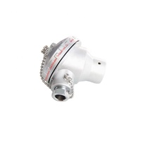 Thermocouple en aluminium argenté, tête de thermocouple en céramique, bornier isolant en stéatite pour capteur de température industriel