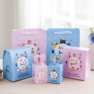 Factory Wholesale Birthday <b>Party</b> Decoration Kid Paper Gift Bag Cartoon Candy <b>Box</b> - Product Image 1