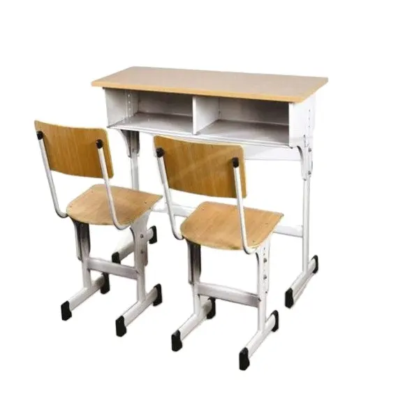 أثاث مدارس مستعمل مجموعة طاولة كرسي فردية للمدرسة لفصل ثانوي