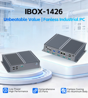 PC embarqué sans ventilateur Pentium J3710, 6 ports COM RS232 RS485, 8 ports USB, 2 ports GbE, VGA, audio, montage mural, applications médicales, éducation électronique, automatisation, silencieux