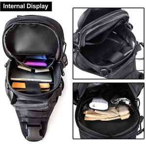 AYPPRO Unisex Tactical Camouflage Sling Bag <strong>Small</strong> <strong>Chest</strong> Pack Low MOQ Custom Logo Camping Hiking Crossbody Messenger Bag Women - Product Image 5