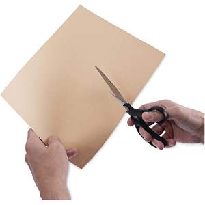 UNV92010 Universal de 8.5 Pulgadas Largo 3.75 pulgadas. Tijeras de Oficina Negras de Longitud Corta con Mango Desplazado, Tijeras de Papel de Acero Inoxidable - Product Image 3