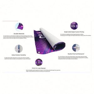 Lona de PVC de 18 oz con Protección UV Personalizada, Vinilo Impreso Resistente al Agua para Exteriores, para Publicidad de Seguros, Lona de Malla de Poliéster - Product Image 3