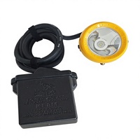 Lámpara de Seguridad para Casco LED KL8M Industrial, Portátil, Resistente al Agua, con Batería de Iones de Litio, IP65