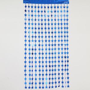 Cortina de flecos de aluminio con forma de estrella de cinco estrellas, cortina de alta calidad, decoración para baby shower, Diwali, cortinas <span class=keywords><strong>tornasol</strong></span> - Product Image 2