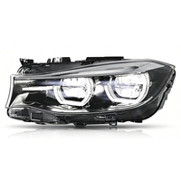 Phare avant JSL blanc et jaune pour BMW Série 3 GT-F34 13-20, avec Angel Eye, double couleur, PLUG and PLAY