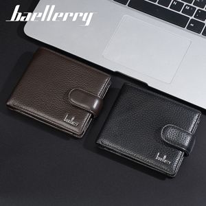 กระเป๋าสตางค์หนังแท้สำหรับผู้ชายแบรนด์ Baeellerry ป้องกัน RFID ช่องใส่บัตรหลายช่อง ดีไซน์กะทัดรัด ใช้ได้ทุกวัน - Product Image 1