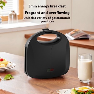 Máquina para Hacer Sándwiches Antiadherente <span class=keywords><strong>de</strong></span> Alta Calidad con Certificación CE, Molde para Hornear Pasteles Eléctrico con Forma Cuadrada <span class=keywords><strong>de</strong></span> 2 Caras para Uso Doméstico - Product Image 3