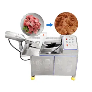 ORME Industrial 60kg Capacity Meat Bowl Cutter 5l Vacuum Food Cut up Machine Meat Bowl Chopper