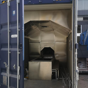 Machine de crémation mobile pour animaux de compagnie de style européen, capacité de 800 livres, conteneur d'incinération pour animaux - Product Image 1