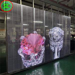 Intérieur G3.91-7.82 Publicité Pantalla Vidéo Panneau Mural Film Verre Transparent Clair Écran d'affichage LED - Product Image 4