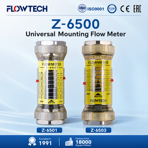 Débitmètre d'eau à zone variable en ligne à ressort, à double échelle GPM & LPM, à positionnement variable, avec connecteurs en acier inoxydable - Product Image 6