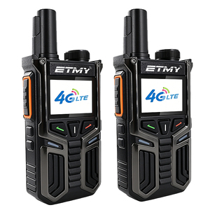 Par de Walkie Talkies 4G POC con GPS ET-C9, Radio Inteligente con Tarjeta SIM, Tipo C USB, Largo Alcance de 100KM, Juego de 2 Walkie Talkies Globales - Product Image 1