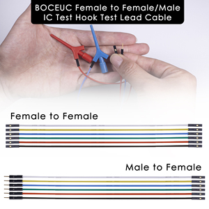 Mini SMD IC mùa xuân móc kiểm tra Clip vạn năng kiểm tra dẫn cáp Silicone Adapter lập trình kết nối cho <span class=keywords><strong>Logic</strong></span> Analyzer - Product Image 2