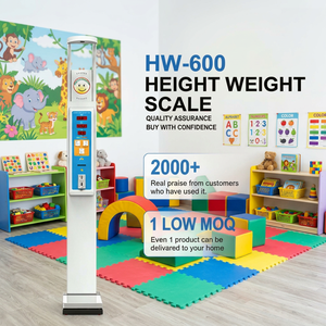 เครื่องชั่งน้ำหนักแบบหยอดเหรียญสำหรับโรงพยาบาล LEKA HW-600 ได้รับการรับรอง รองรับน้ำหนักได้ 300 กก. ความแม่นยำ 0.1 กก. หน้าจอ LED โครงสร้างเหล็ก รับผลิตแบบ OEM/ODM - Product Image 1