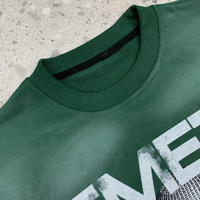 T-shirt en coton coupe courte et carrée pour homme, streetwear personnalisé, t-shirt épais imprimé vintage, effet délavé à l'acide