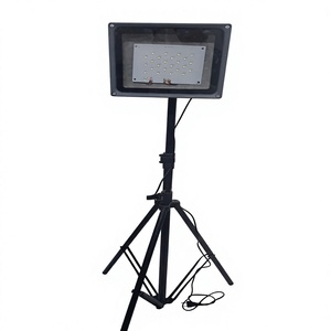 Portable <b>LED</b> <b>Work</b> <b>Light</b> 12000lm 5000K Daylight Black Aluminum Alloy Floor Stand IP65 220V Workshop Lighting - Product Image 2