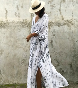 Hippy Designer Women's Wear Rayon Tie Dye <b>Kaftan</b> - Product Image 3
