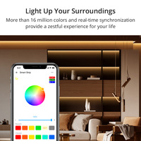 Lampu Strip LED Pintar SONOFF L2 dengan Pengontrol WIFI, Tahan Air, Dekorasi RGB, Lampu Latar, Lampu String Bercahaya