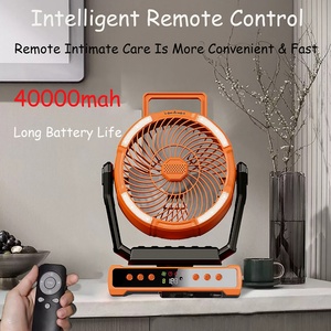 Ultra-Long Life 40000mAh Rechargeable LED Intelligent Remote <b>Control</b> <b>USB</b> Cooling Fan Newly Launched Outdoor Camping Portable Fan - Product Image 4
