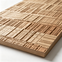 Table à scier MCM pour placage de pierre, panneau mural flexible en relief 3D, imitation texture bois pour la décoration intérieure et extérieure des bâtiments