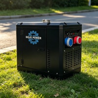 Générateur diesel à faible bruit 5/6/7/8KW, alimentation directe d'usine avec ATS AVR, monophasé 220V pour la maison, l'extérieur et les situations d'urgence