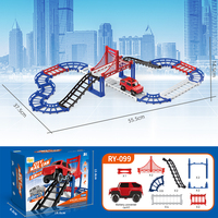 Juguete de Slot Car para Niños, Pista de Carreras de Coches de Ensamblaje DIY, Venta al por Mayor, Sets de Trenes Electrónicos Educativos STEM