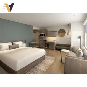 2024 New Design Modern Commercial Furniture Hotel Bedroom Sets For Project