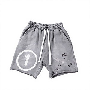 Men's <b>Shorts</b> Jogger Pants 100% Cotton High Quality Custom Print LOGO Real Tree <b>Boxer</b> Sweats Double Waist <b>Shorts</b> for Men - Product Image 1