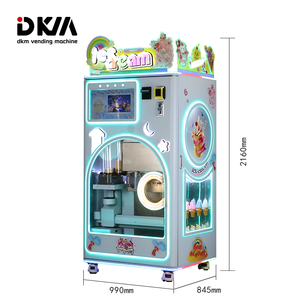 Dkm Trung Quốc Ý Myanmar Nhỏ Kiosk Mềm Phục Vụ Kem Máy Bán Hàng Tự Động <span class=keywords><strong>Dispenser</strong></span> Với Đồng Xu - Product Image 6
