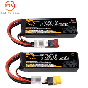 แบตเตอรี่ลิเธียมโพลิเมอร์ LVNCELL คุณภาพสูง ความจุ 7200mAh 60C 14.8V 4s  แพ็คแบตเตอรี่ 500 รอบการใช้งาน - Product Image 1