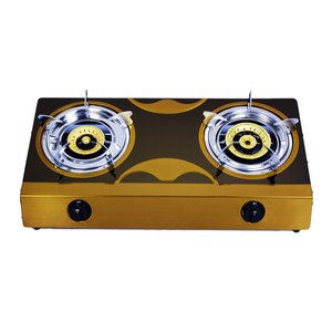 Estufa de <span class=keywords><strong>gas</strong></span> de mesa de doble quemador, panel de acero inoxidable, <span class=keywords><strong>cocina</strong></span> doméstica al aire libre para acampar, gran oferta de China - Product Image 1