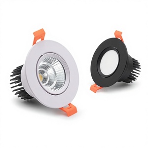 Foco LED empotrable COB para techo y pared, luz antideslumbrante, diseño de lujo, aleación de aluminio, para hotel y hogar, 75 downlights - Product Image 1