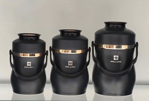 Marmite à ragoût <span class=keywords><strong>non</strong></span> électrique de 2,8 L, cuiseur thermique écoénergétique avec poignée pliable et deux pots intérieurs superposés - Product Image 5