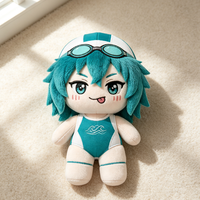 Peluche personnalisée au design unique, jouet en peluche de dessin animé, rembourrage en coton PP, marque OEM, vente en gros, cadeau promotionnel pour filles, certifié CE
