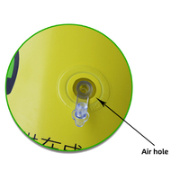 PODIYEEN Mannequin de défenseur pliable et autoportant Mannequin de football gonflable avec base pondérée pour l'entraînement des joueurs en équipe
