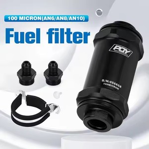 Filtro de Combustible de Aluminio Poyracing AN6 AN8 AN10 para Mejora y Reequipamiento - Product Image 2